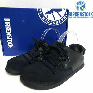BIRKENSTOCK ビルケンシュトック Montana モンタナ オイルドレザー　スエードレザー 革靴　ナイトブルー　24.5cm