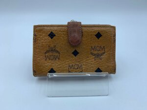 □●MCM　２つ折り財布/PVC/CML/プリント/レディース