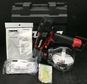 【未使用品】★makita(マキタ) 65㎜高圧エア釘打(エアダスタ付) 赤 AN636H　IT7RZ88N6JMO