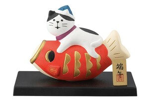 デコレ コンコンブル 五月飾り 節句飾り 鯉のぼり猫 ZTS-17101 五月人形 小物 クリックポスト不可
