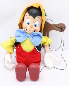 【ト滝】Disney ディズニー Pinocchio Marionette ピノキオ マリオネット 操り人形 全長約４０㎝ 現状品 AX000DEW65