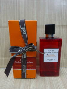 ◆◇(つ-V-94)HERMES　エルメス　オードゥ　ルバーブ　エカルラット　ヘア＆ボディ　シャワージェル 200mL 長期保管品◇◆