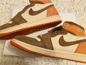 【1円スタート】 Nike WMNS Air Jordan 1 High OG Cacao Wow and Sand Drift 29 cm US 12 エアジョーダン カカオワオ新品 黒タグ プレ値 