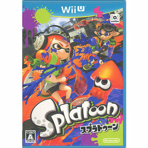 【中古】【ゆうパケット対応】Splatoon(スプラトゥーン) Wii U ディスク傷・カバーいたみ [管理:1350009898]