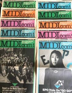 【MIDI comi】坂本龍一・矢野顕子ミディレコードNo.1〜10