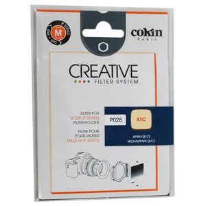 【ゆうパケット対応】Cokin 83mm角 全面カラーフィルター ウォーム81C P028 [管理:1000026452]