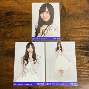 乃木坂46 梅澤美波 2018 March 生写真 コンプ 