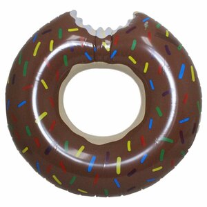【新品即納】ドーナツ 浮き輪 直径 70cm 子供用 チョコ 可愛い 浮輪 ジャンボ うきわ 海水浴 海 プール 沖縄 ハワイ 海外 旅行 インスタ