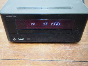 ジャンク品☆ＯＮＫＹＯ☆オンキョー☆ＣＤ　ＲＥＣＥＩＶＥＲ☆ＣＤレシーバー☆ＣＲ－Ｕ６☆ブラック☆４０１Ｓ４－Ｅ１３８６３