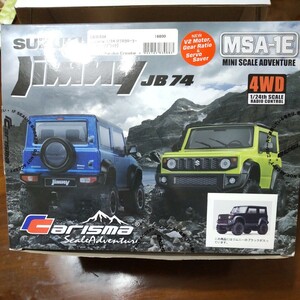 1/24 ジムニー シエラ RTR クローラー 4WD c83068 CARISMA MSA-1E ブラック SUZUKI JIMNY JB74