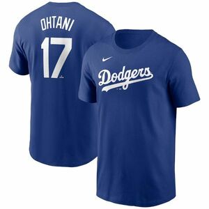 Lサイズ：MLB公式 ♯17 大谷翔平選手 ロサンゼルス・ドジャース ナイキ NIKE Tシャツ 新品未使用 野球 メジャーリーグ / 帽子 キャップ