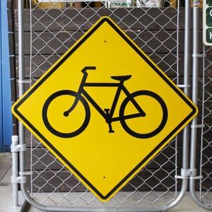 自転車 道路標識 看板 アメリカ ディスプレイ サイン プレート
