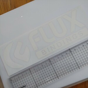 FLUX フラックス　ビンディング　スノーボード　スティッカー　シール　転写式　ダイカット　スノボ　アウトドア