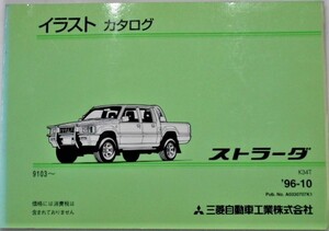 三菱 STRADA K34T 1991.03- イラストカタログ