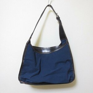 K496　ペレボルサ PELLE BORSA　ネイビー　ショルダーバッグ　紺