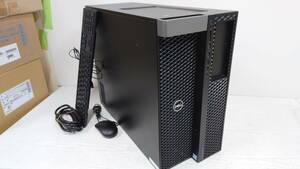 【美品】DELL Precision 7920 Tower ワークステーション Xeon Platinum 8160M 2.1GHz メモリ128GB SSD1TB+512GB NVIDIA Quadro P5000