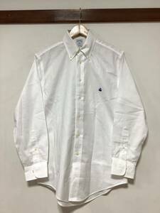 の1375 Brooks Brothers ブルックスブラザーズ 長袖シャツ 白シャツ S ホワイト ボタンダウン ドレスシャツ REGENT ノンアイロン スーピマ