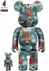 新品 BE@RBRICK Boston Museum Claude Monet LA JAPONAISE 100％ & 400％ MEDICOM TOY ベアブリック kaws カウズ BASQUIAT WARHOL モネ