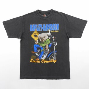 Harley-Davidson ハーレーダビッドソン AUSTRALIA 半袖Tシャツ Size M #18629 送料360円 HD バイカー Tee オーストラリア コアラ Tee