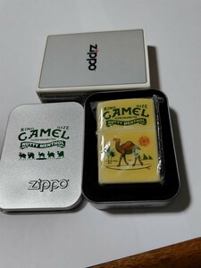 未使用　CAMEL　Zippo　NUTTY　MENTHOL　キャメル　ジッポー　ナッティ　メンソール　2007年製造　懸賞当選品　希少品　専用缶ケース入り　