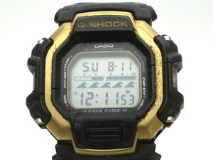 1000円スタート 腕時計 CASIO カシオ G-SHOCK FOX FIRE エンドレスサマー 1269 DW-8160 クオーツ QZ デジタル ブラック×ゴールド 3 E60025