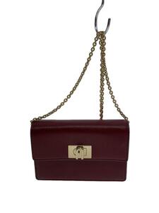 FURLA◆ショルダーバッグ/-/RED/無地/WE00015