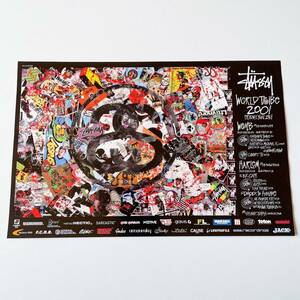 ステューシー stussy ワールドドライブ イベント フライヤー 1枚 スポンサー supream ネイバーフッド futura Cisco マンハッタンレコード