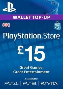 PSN ￡15ポンド UK版 プレイステーションネットワークカード イギリス コード 即決