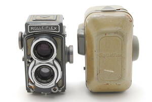 [AB-品]ROLLEIFLEX 4×4★ベビーローライ★絶好調★ケース★グレー★3950