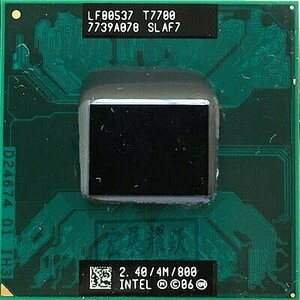 Intel Core 2 Duo T7700 SLA43 2C 2.4GHz 4MB 35W Socket P LF80537GG0564M