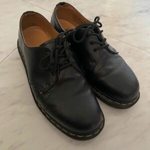 ドクターマーチン 3ホールシューズ 黒 レザー ビジネスシューズ Dr Martens (27.5)UK9