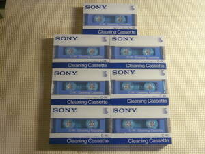 未使用　クリーニングカセットテープ7本セット■SONY　C-1K　Cleaning Cassette