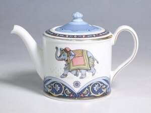 K05005【WEDGWOOD ウェッジウッド】BLUE ELEPHANT ブルーエレファント ジャパニーズ ティーポット 茶器