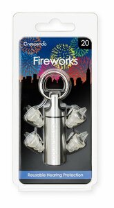 ★Crescendo Fireworks 20 花火用 イヤープロテクター 耳栓★新品送料込/メール便