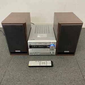 T831-K46-1156 ONKYO オンキョー NFR-7TX ミニコンポ D-NFR7TX スピーカー リモコン付き 通電/音出しOK