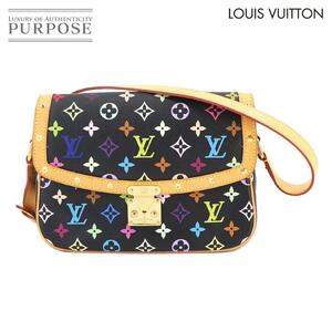 ルイ ヴィトン LOUIS VUITTON モノグラム マルチカラー ソローニュ ショルダー バッグ ノワール M92639 90231376