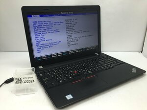 ジャンク/ LENOVO 20H6A0CKJP ThinkPad E570 Intel Core i3-6006U メモリ4.1GB HDD500.1GB 【G22324】