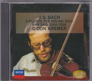 ★CD DECCA バッハ:無伴奏ヴァイオリンのためのパルティータ第1番.第2番.第3番*ギドン・クレーメル(Gidon Kremer)