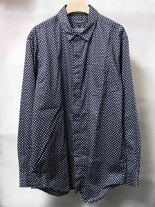 19AW Engineered Garments エンジニアードガーメンツ Short Collar Shirt Big Polk Dot Broadcloth ショートカラー ポルカ ドット シャツ M