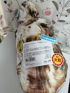 新品　おおきなたべものシリーズ　牡蠣クッション　②　超大粒　殻付きクッション　牡蠣　海産物　クッション　オイスター