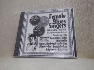 [CD] FEMALE BLUES SINGERS / VOL.6 : E/F/G 1922-1928