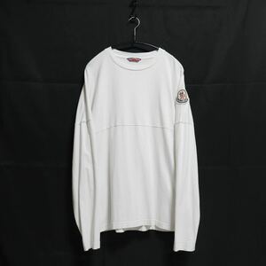 希少【moncler モンクレール】MAGLIA T-SHIRT M/LUNGA ロゴ 長袖 カットソー Tシャツ/genius シャツ