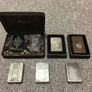 1円スタート★スターリング有★Zippoライター　6点セット