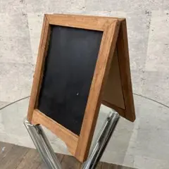 アンティーク 木製フレーム 黒板 ウェルカムボード 両面タイプ レトロ