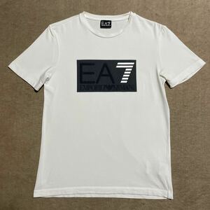 エンポリオアルマーニ ■ EA7ボックスロゴ！半袖Tシャツ Sサイズ　EMPORIO ARMANI 