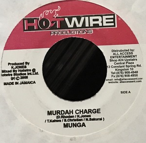 [ 7 / レコード ] Murdah Charge / Munga ( Reggae ) レゲエ 