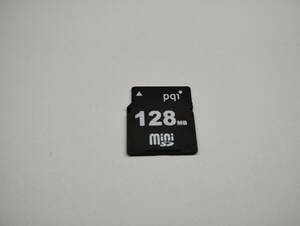 128MB　メガバイト　pq1　miniSDカード　メモリーカード　ミニSDカード