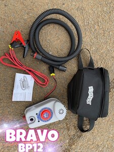 Bravo 12V bp12 電動ポンプforインフレータブルボート カヤックテント Kite SUP 新品ｙ