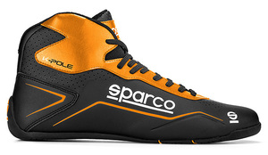 SPARCO（スパルコ） カートシューズ K-POLE ブラックxオレンジ 41サイズ（26.0cm）
