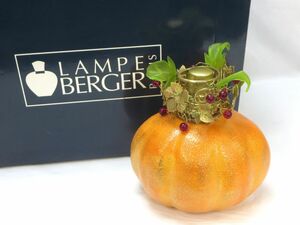 1000円スタート アロマオイルランプ LAMPE BERGER ランプベルジェ 金色のかぼちゃ 5474 パンプキン フランス製 箱付 芳香器 4 E60005